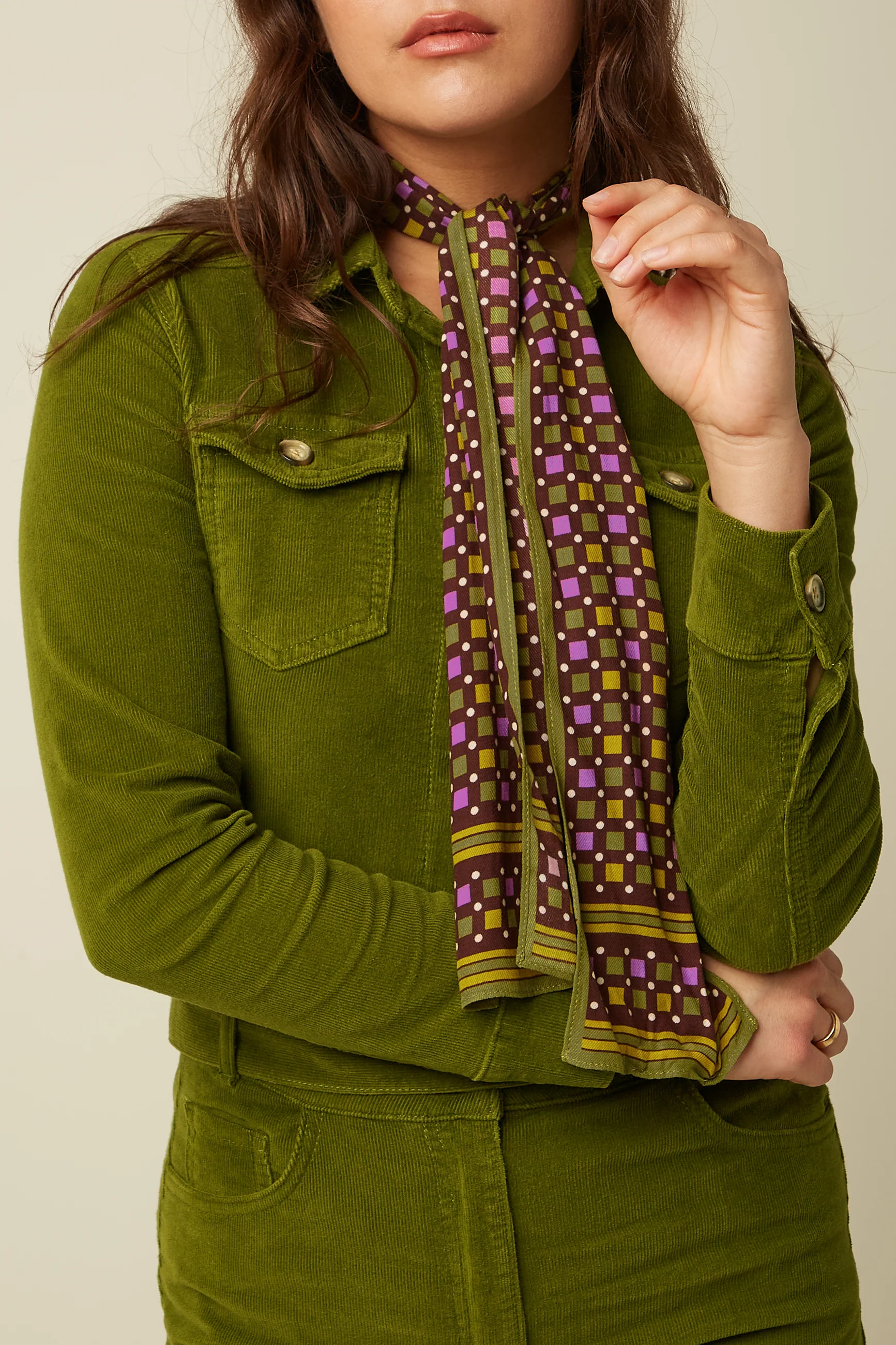 King Louie Schal June Scarf, Farbe Posey Green