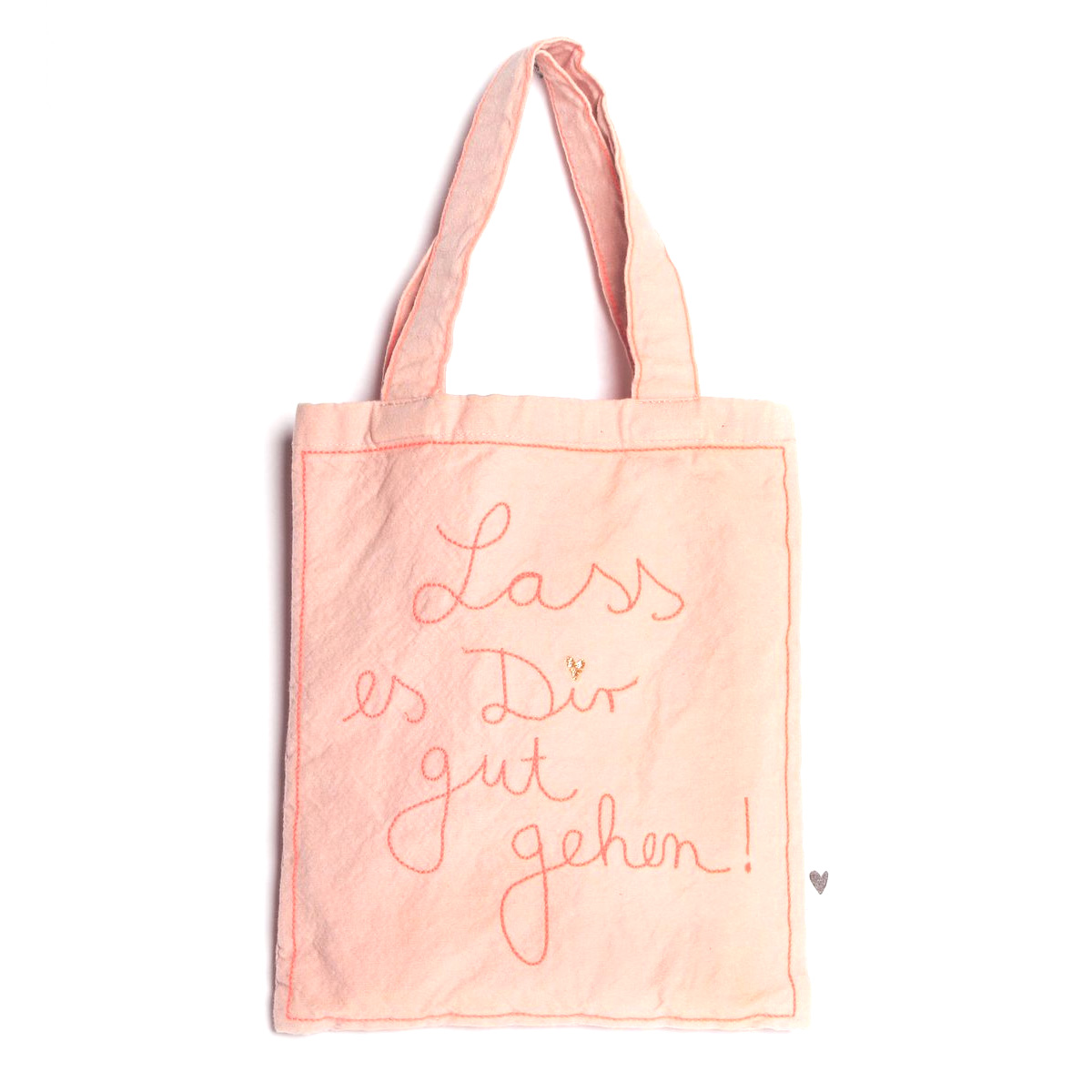 Good old friends Geschenkbeutel. Rosa. Lass es Dir gut...