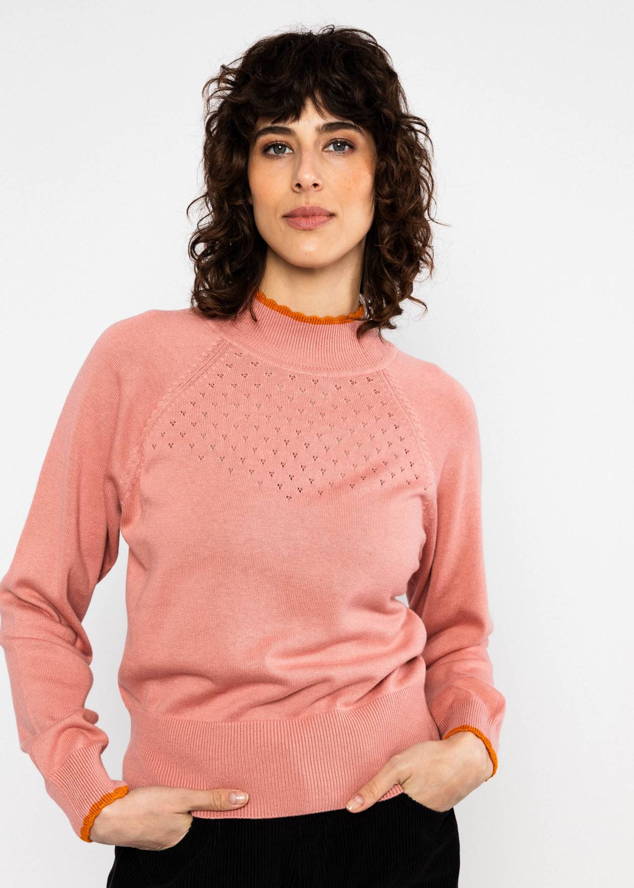 Blutsgeschwister Strickpullover Delicious Minds, soft rose knit