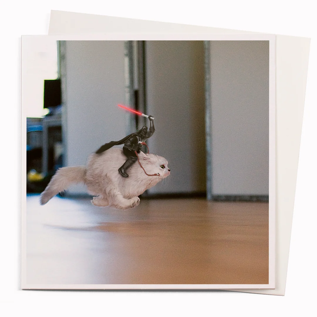 Charge of the Dark Brigade | Photographic Greeting Card | Vasilios Borggreve