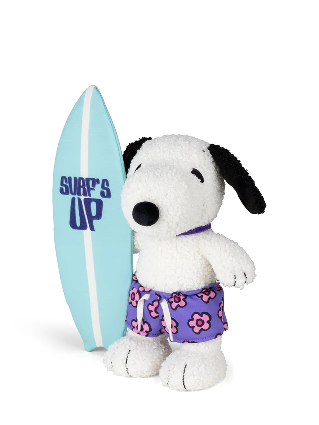 The Peanuts Snoopy Surf Dog , Offwhite, ca. 22 cm  