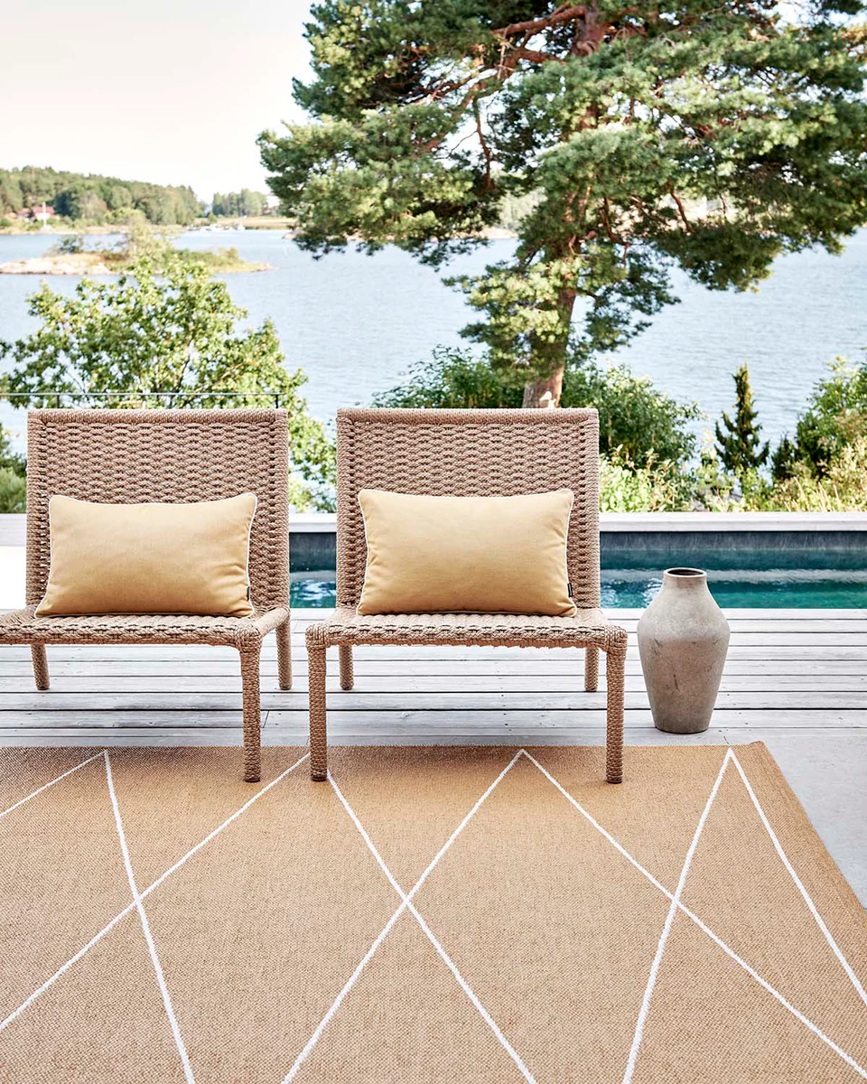 pappelina Teppich  MAX OCHRE  , ca. 70 x 240 cm 