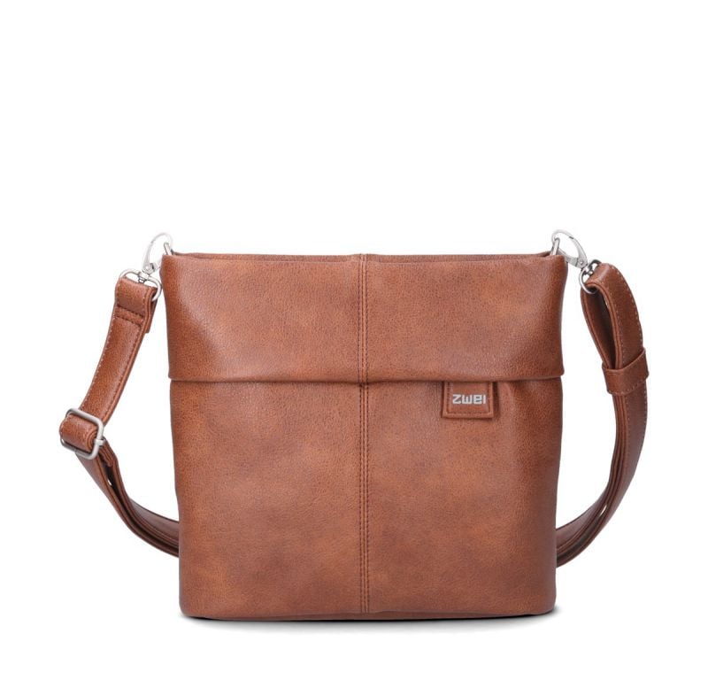 MADEMOISELLE UMHAENGETASCHE M8, Farbe: cognac von ZWEI Bags    