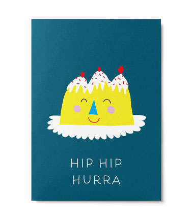 Postkarte "Geburtstagskuchen" von Annika Kelm, Unter Pinien  