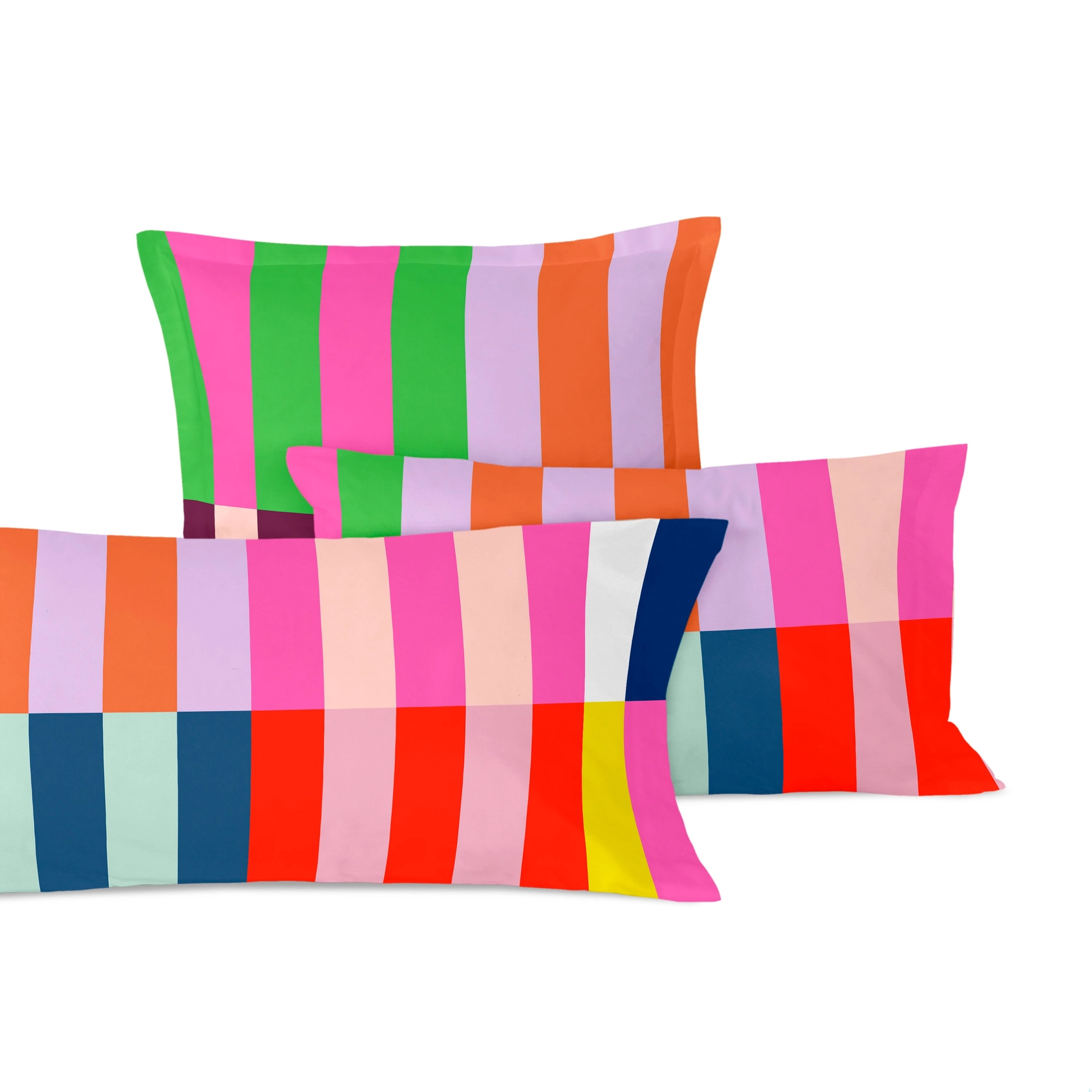Kissenhülle Color Pop , Bunt, ca. 45 x 110 cm, 100% Baumwolle