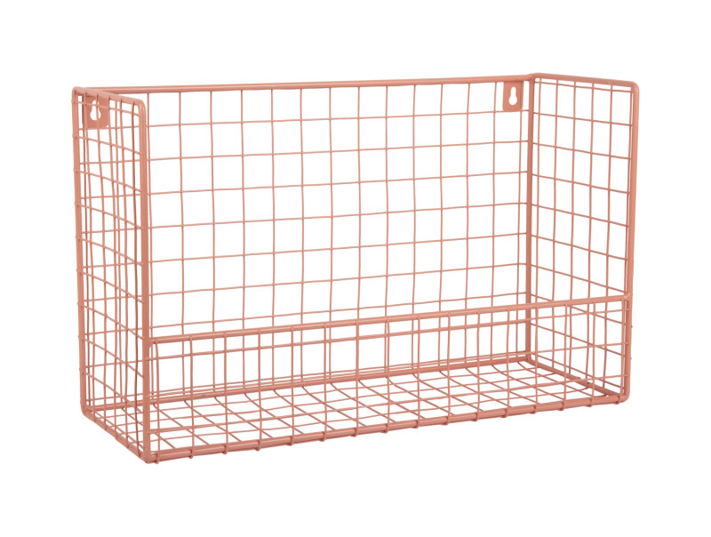 Wall Rack Reja,  Peach orange, ca. 25 x 15 cm  