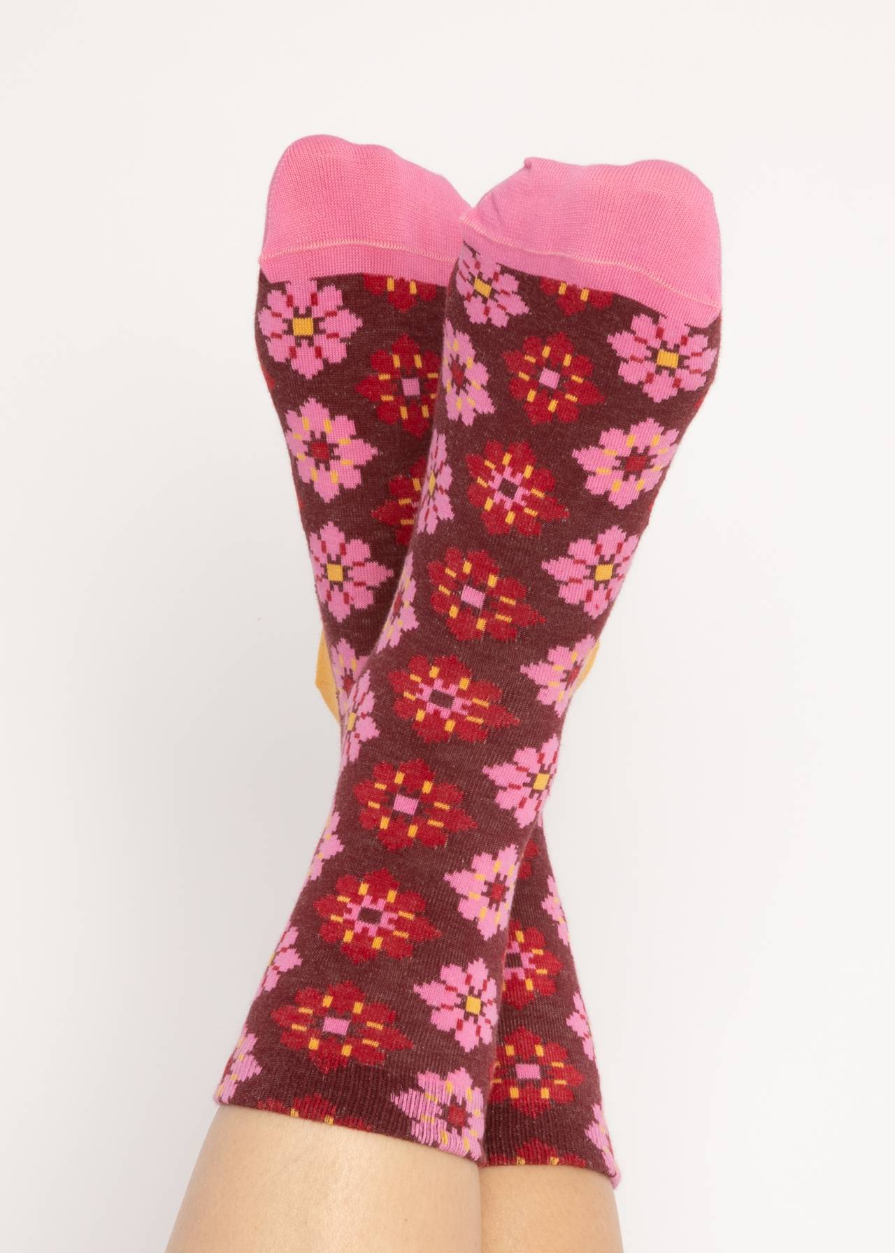 Blutsgeschwister Socken sensational steps , One Size ( ca. 38 - 40 ),walking on flowers Blutsgeschwister Socken sensational steps , One Size ( ca. 38 - 40 ),walking on flowers