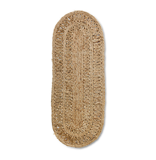 HKliving Soleil Jute-Läufer ca. 60 x 165 cm