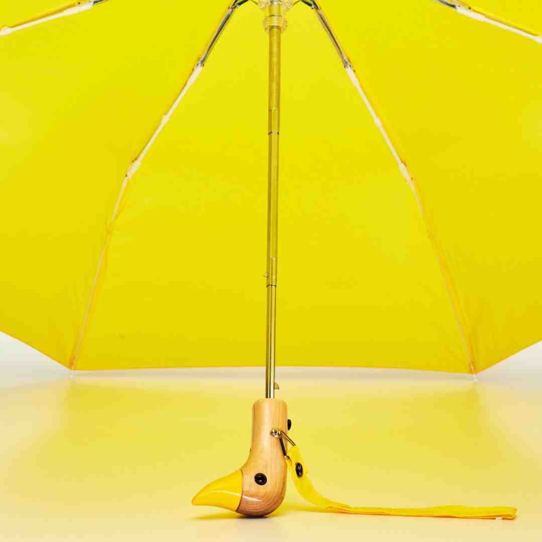 Regenschirm Original Duckhead GELB,  Compact Duck Umbrella  