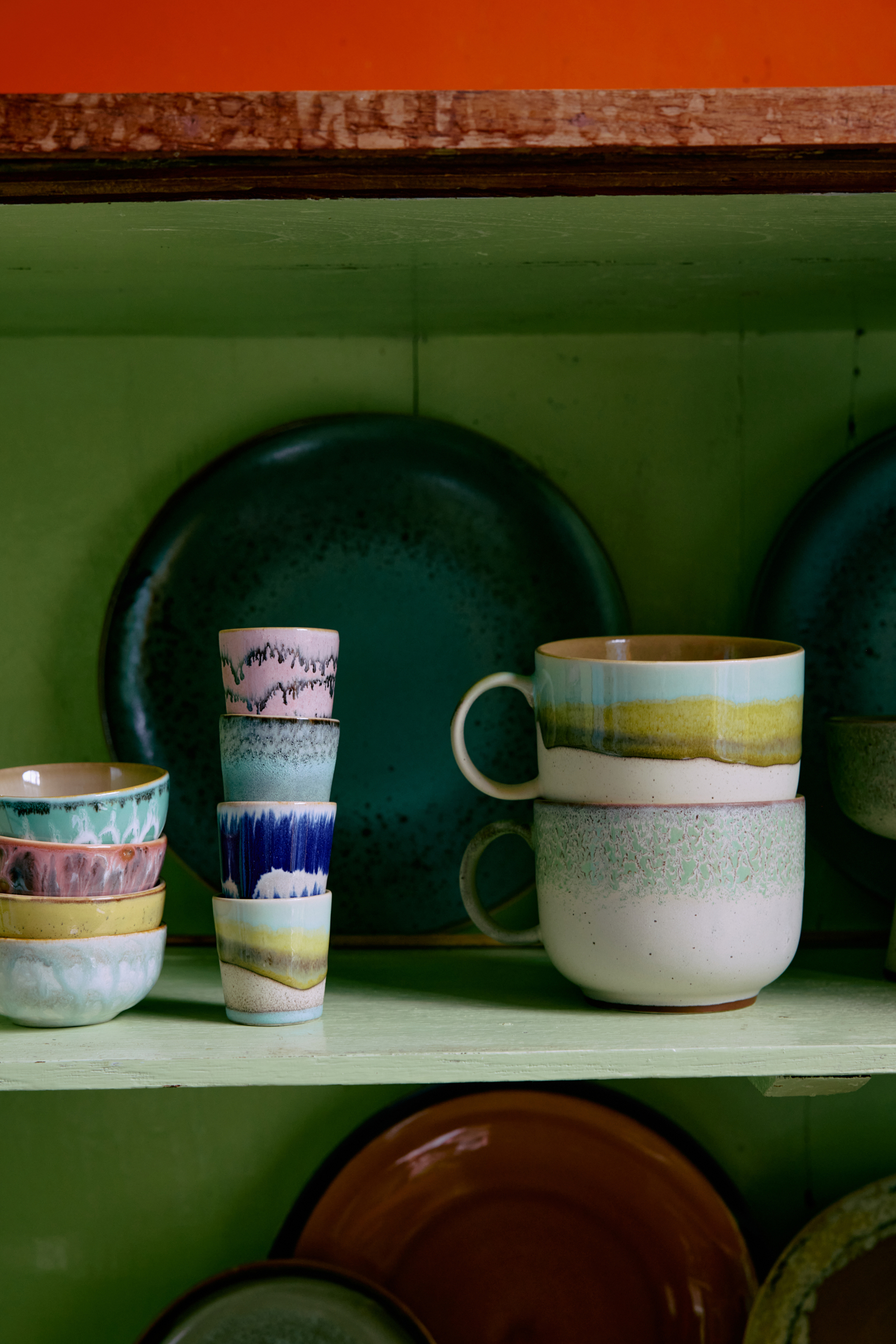 HKliving 70's Kaffee / Teetasse GLINT, tea cup 
