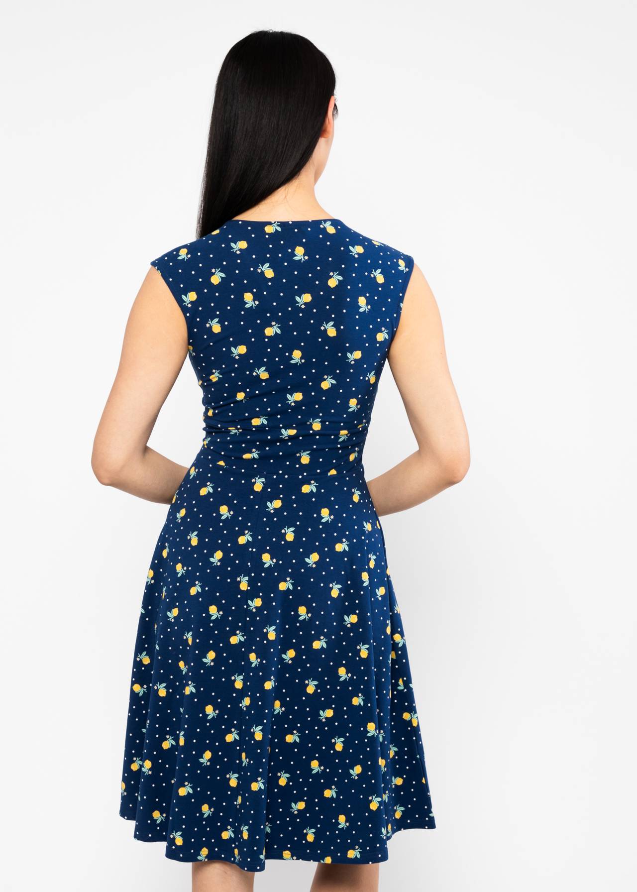 Blutsgeschwister Sommerkleid Shalala Tralala in Love - lemon rain, kleine Zitronen