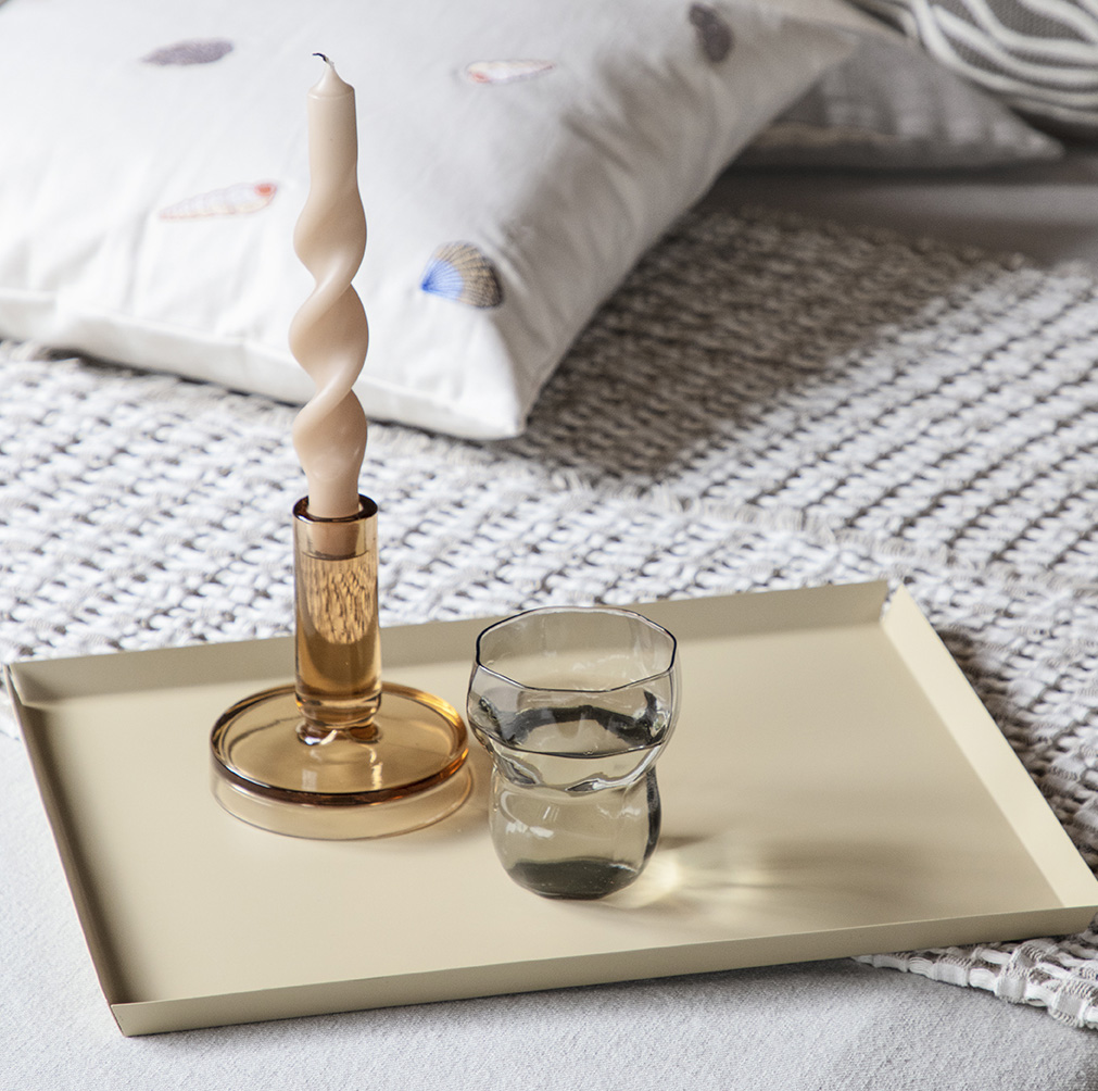 Petra Leuchter Indian Tan, Glas  H14 cm  von Broste Copenhagen