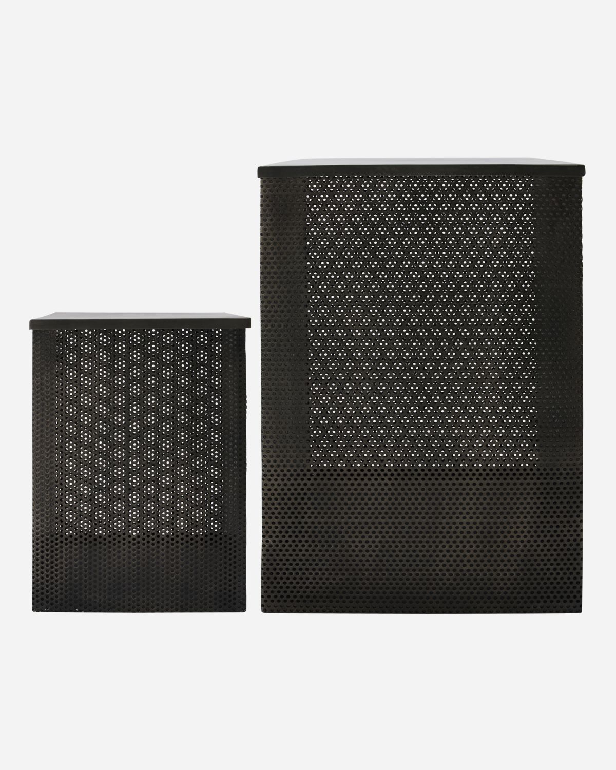 % House Doctor Metall- Laterne"HDVerse" medium, Schwarz, ca. 20,5 x 28 cm