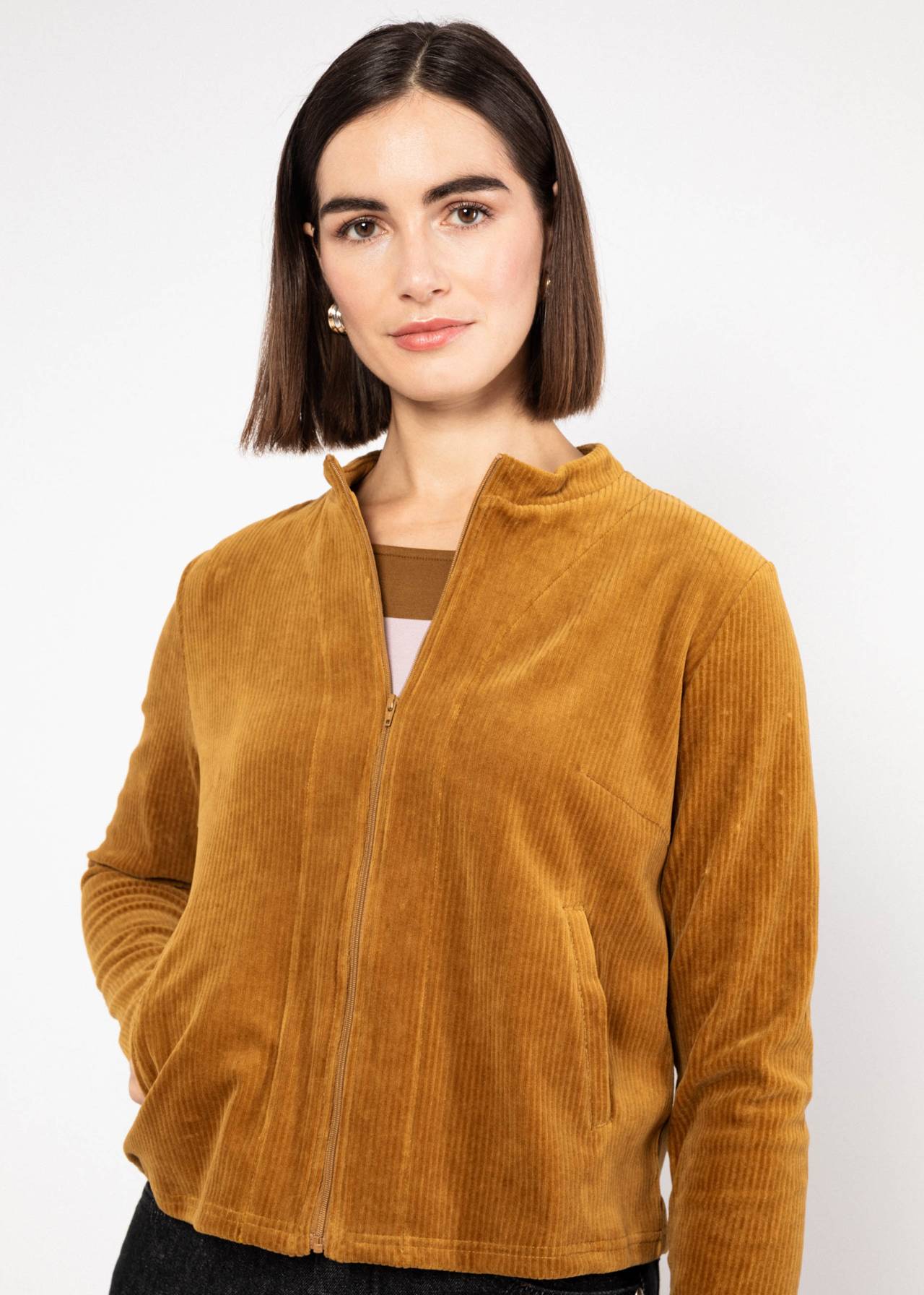 Blutsgeschwister Zip-Jacke Jolly Zip up, golden grape taste