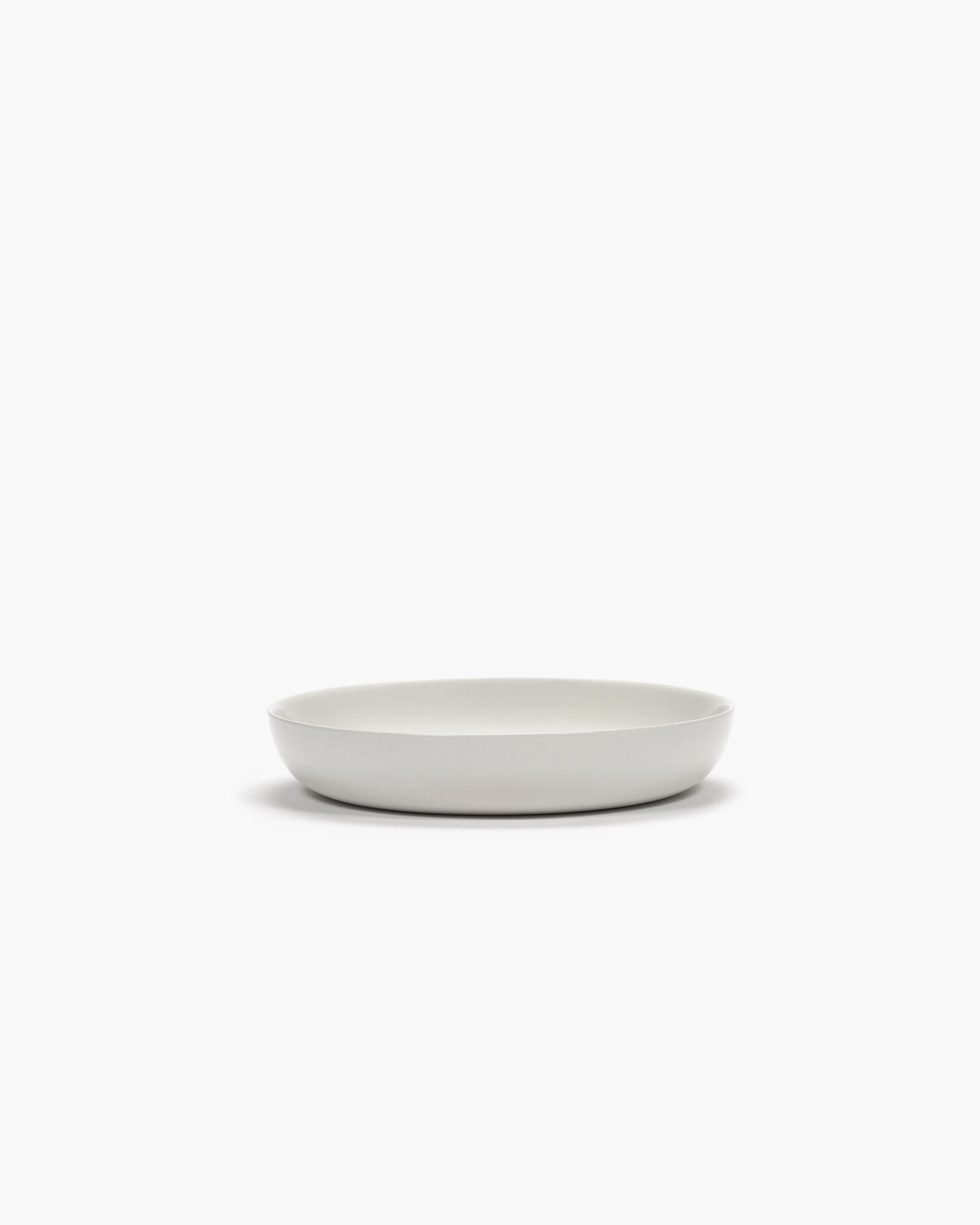 Ottolenghi Tiefer Teller Weiß, white - red stripes , Paprika, Feast, D. 22 cm   