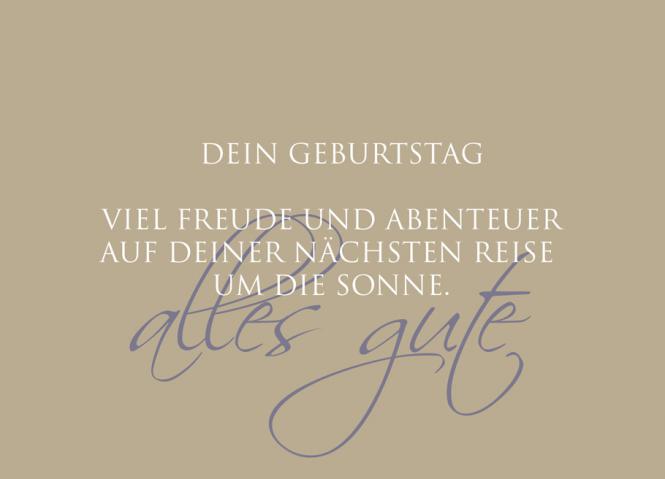 Wunderwort Postkarte "Dein Geburtstag und die Reise"