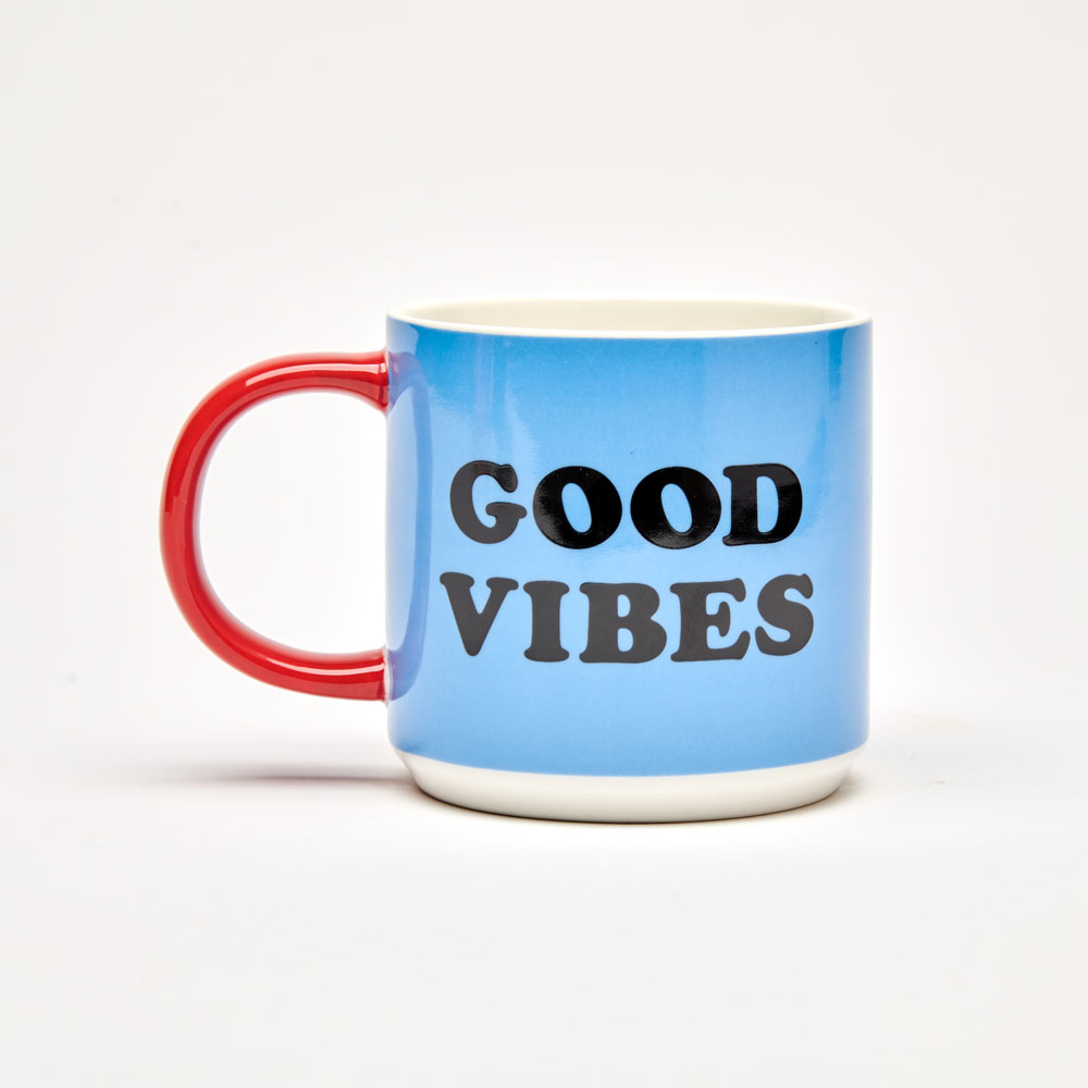 The Peanuts Becher GOOD VIBES, Snoopy  Tasse, ca. 330 ml   