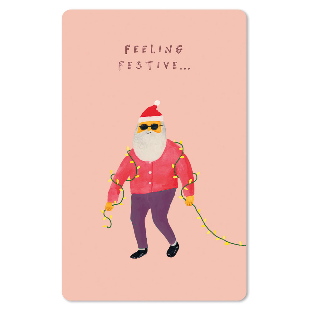 Lunacard Postkarte Weihnachten Feeling Festive