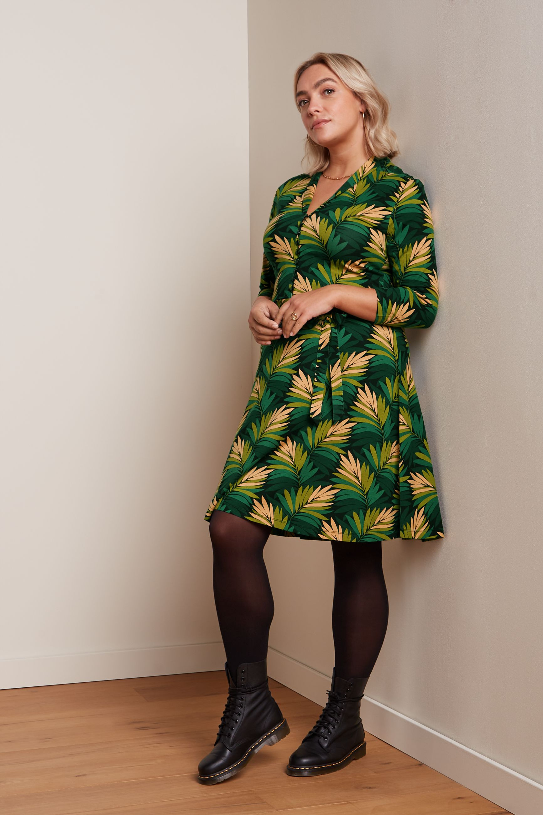 % King Louie Emmy Dress Ornette, Farbe: Pine Green