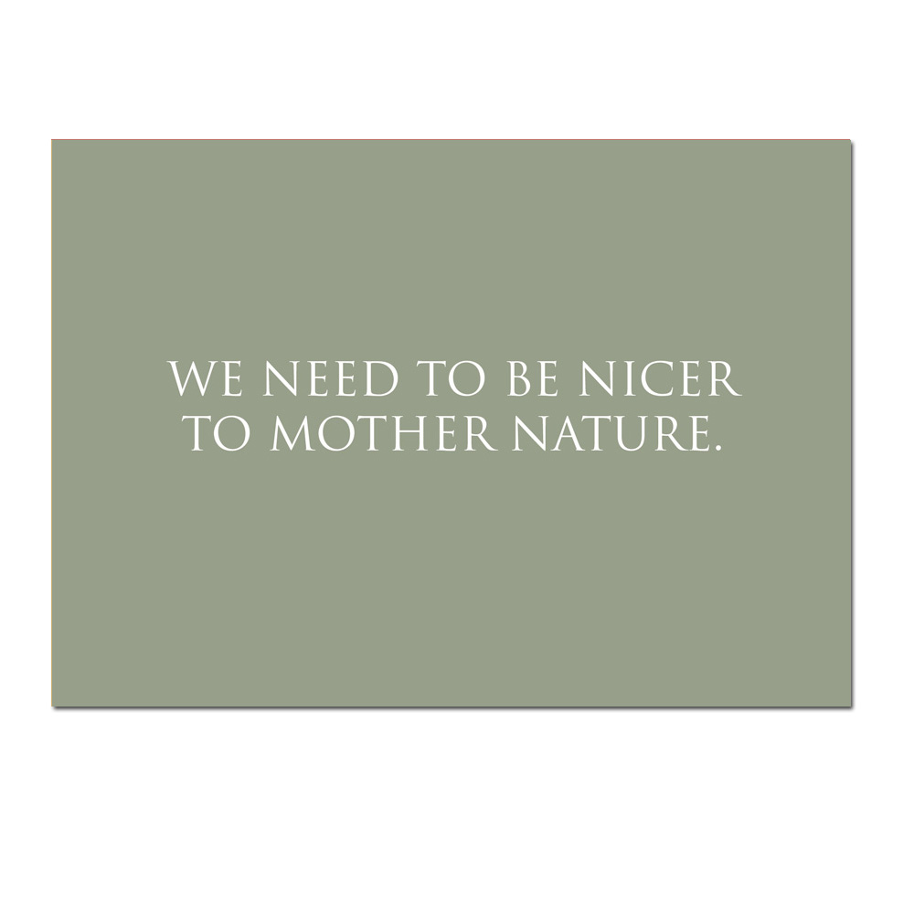 Wunderwort Postkarte "Mother Nature…"