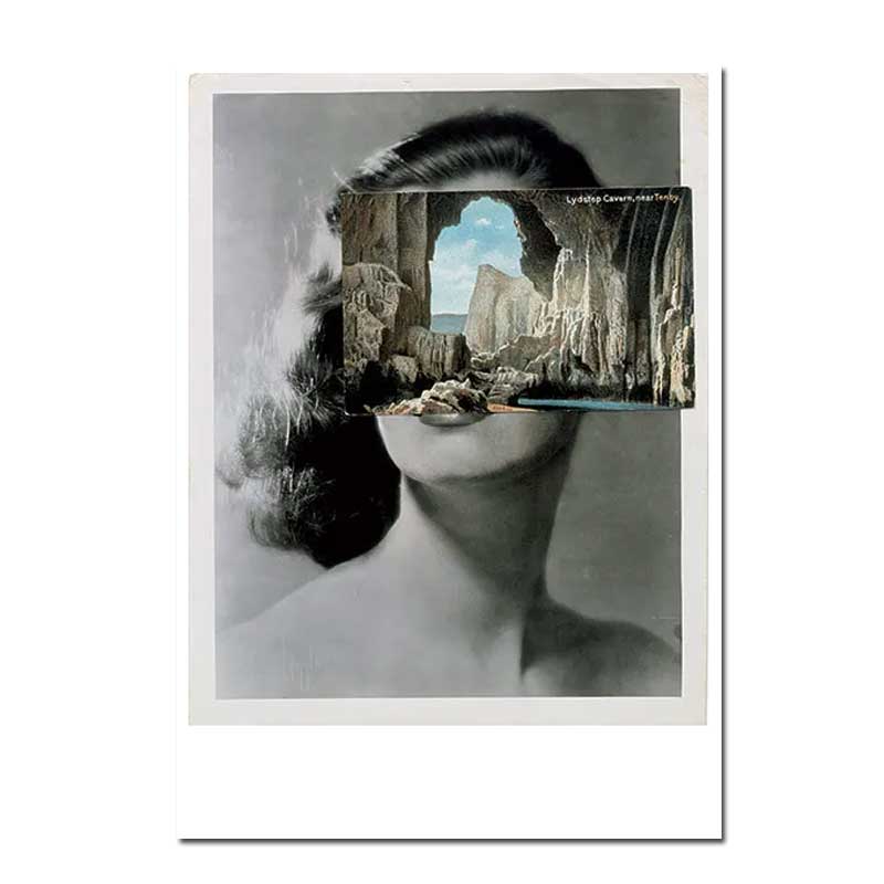 Postkarte  John Stezaker " Mask XXXV"    Kunst
