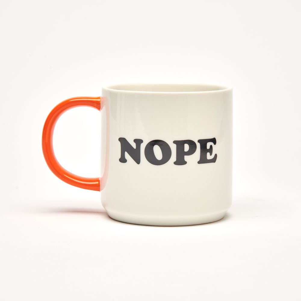 The Peanuts Becher NOPE, Snoopy Tasse, ca. 330 ml 