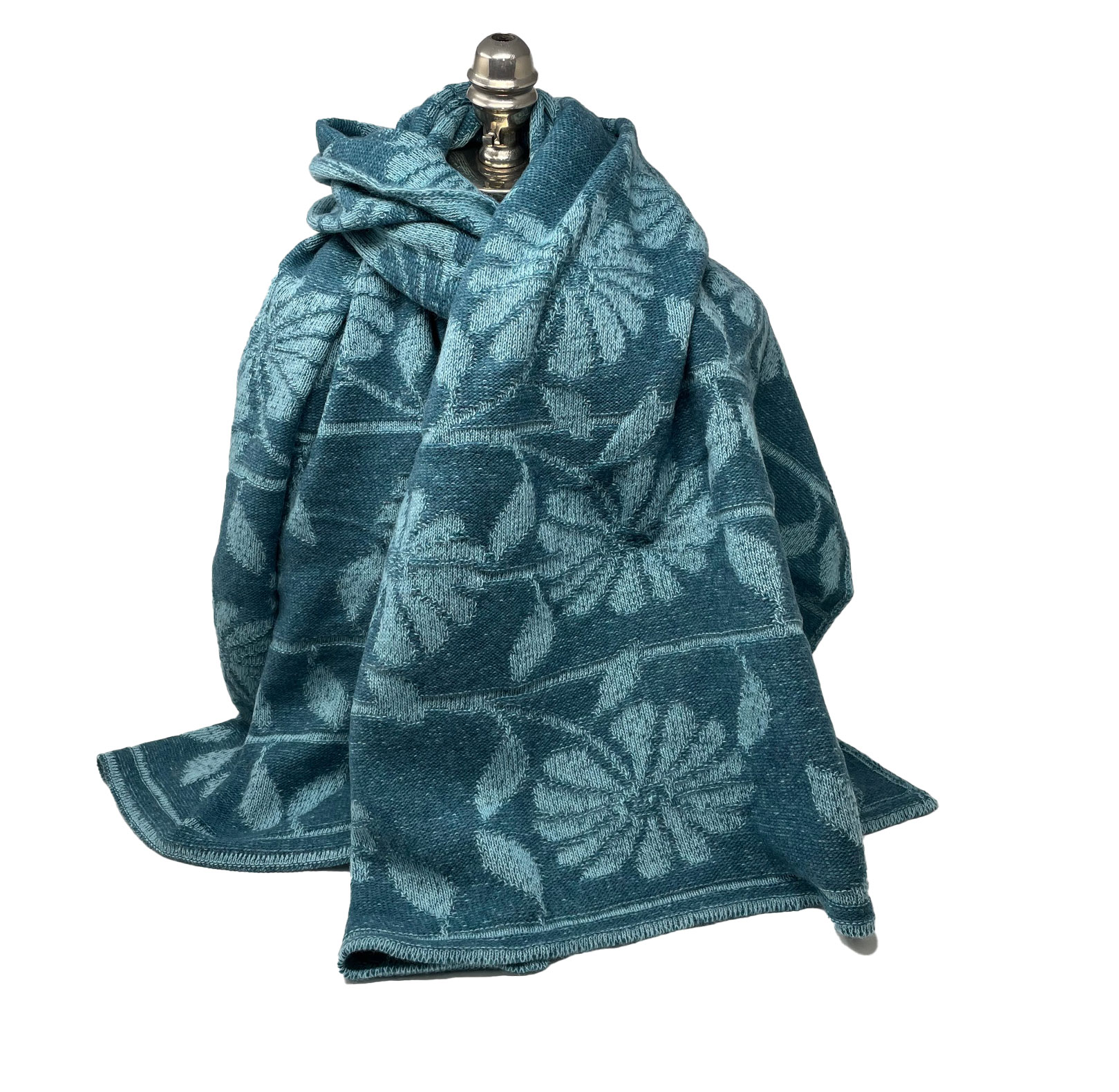 McKernan Schal "DELIGHT" BLUE LAGOON,  ca. 70x 210 cm , 100 % Wolle   