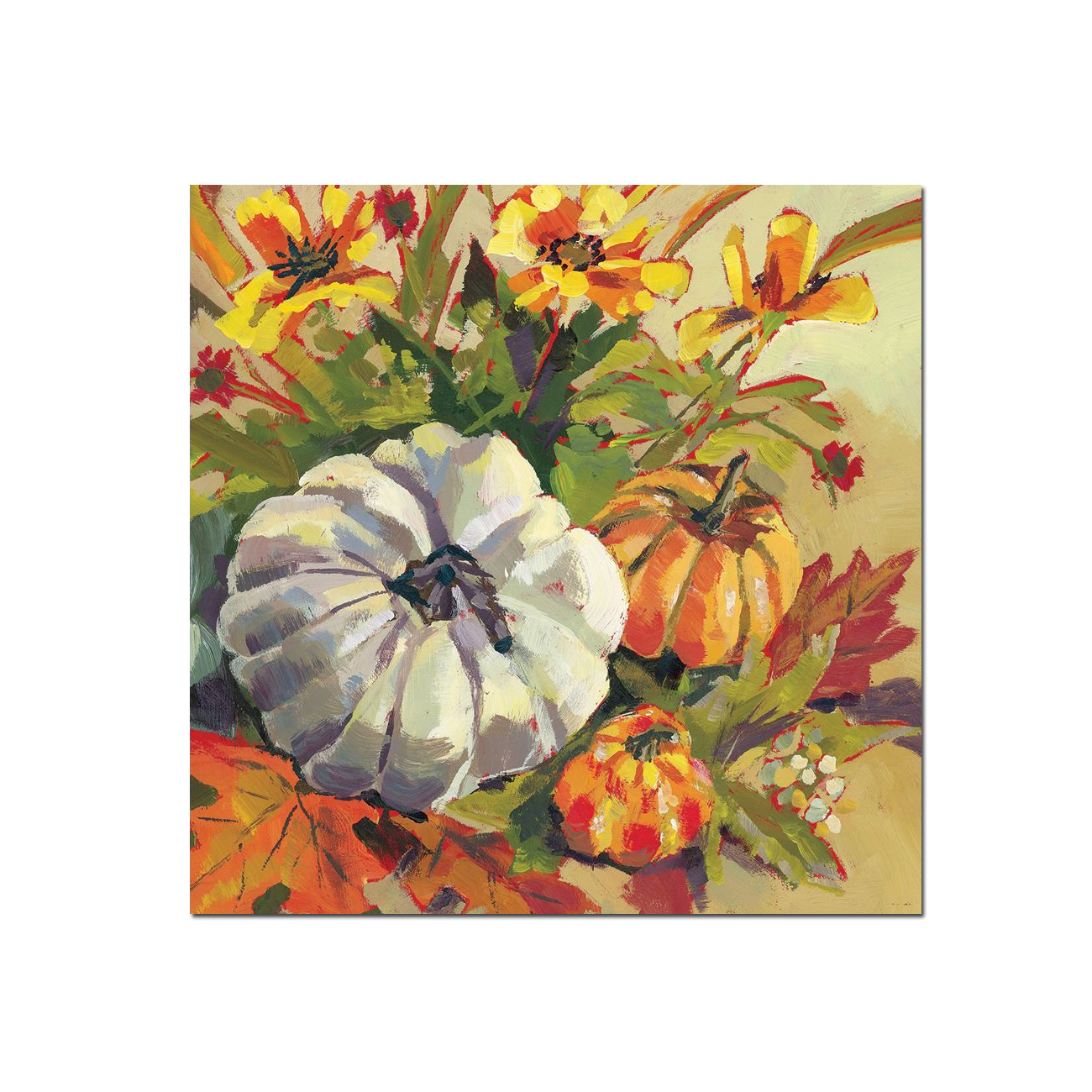 Papierservietten  Pumpkin Patch  , 25 x 25 cm  , Cocktailservietten , ppd  Kürbis, Herbst