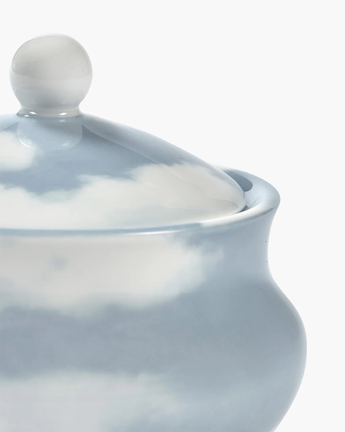 Rêves de Rêves ZUCKERSCHÜSSEL hellblau , Wolkengeschirr, Zuckerdose