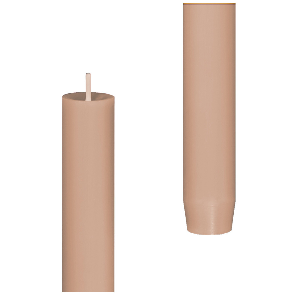 Engels Kerzen  Stabkerze gegossen, Größe D. 2,2 x H 24 cm Sand