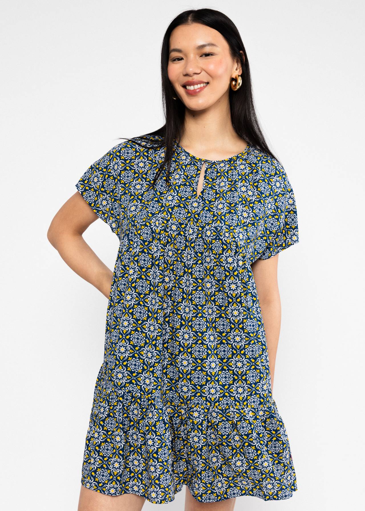 Blutsgeschwister Sommerkleid Seeds of Love- amalfi shine, kleine Zitronen