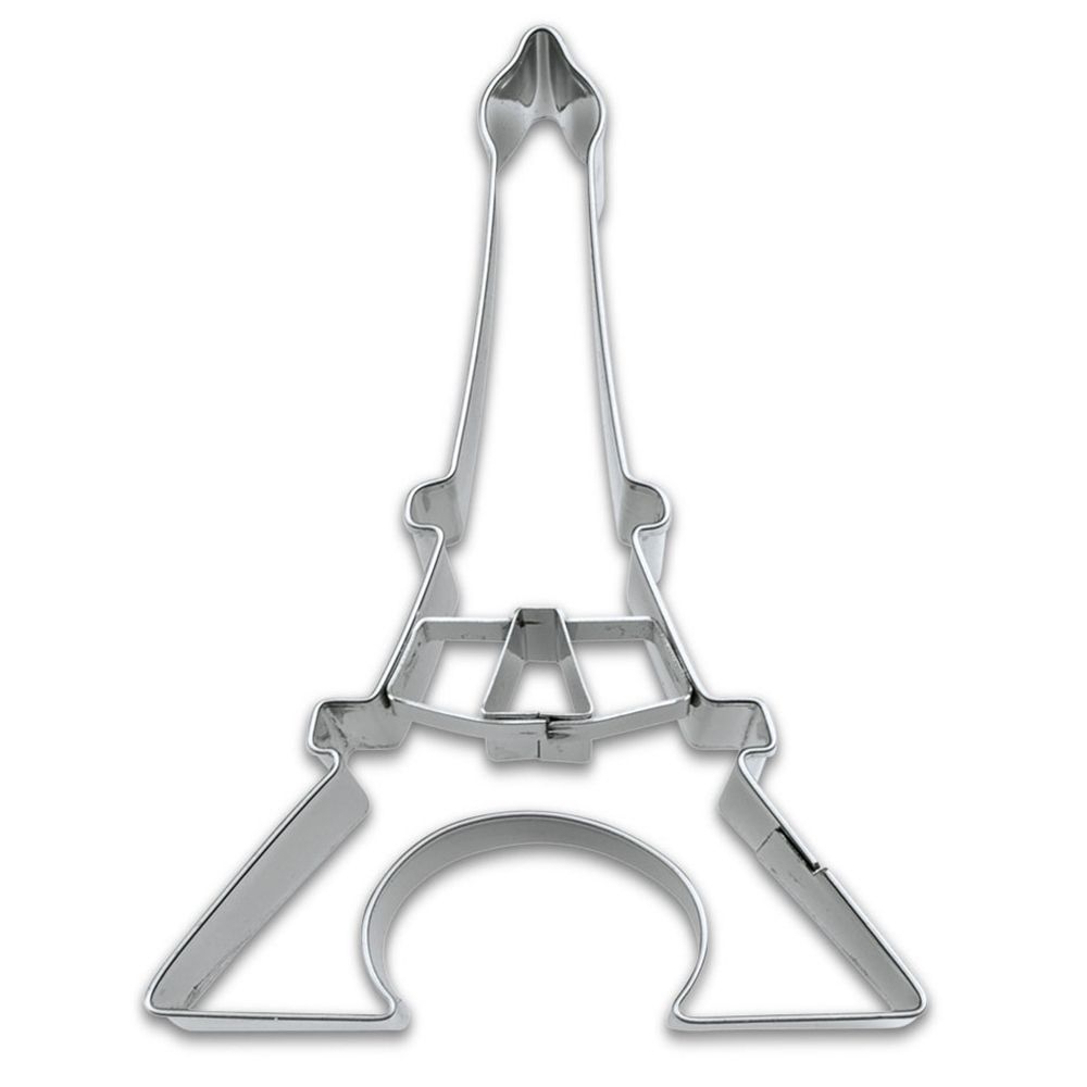 Ausstecherle Eiffelturm Edelstahl 8,5 cm von Städter, Prägeausstecher, Plätzchen Backen