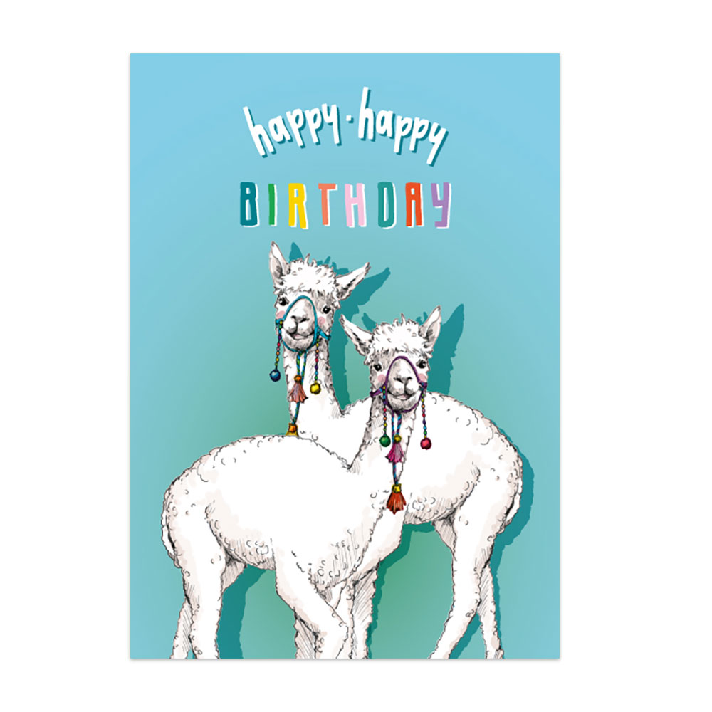 Postkarte  PAKO Happy happy birthday von illi 