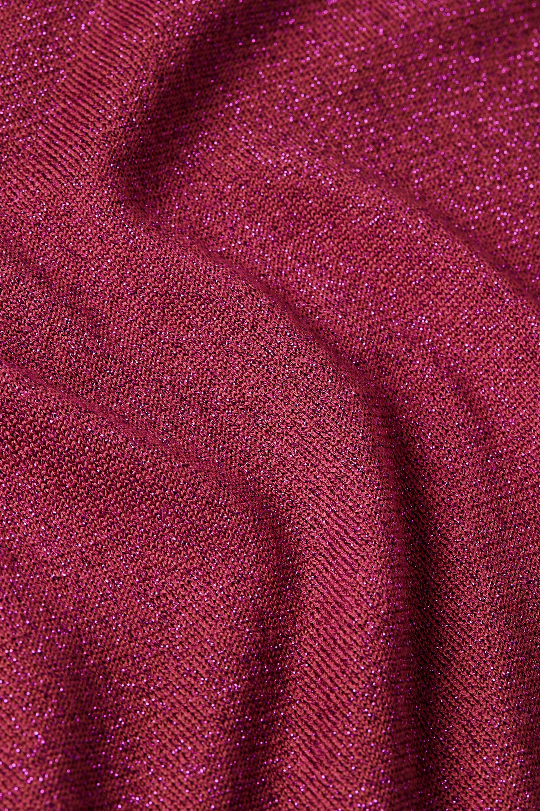 % King Louie Pullover V Neck Bellsleeve Spiro, Farbe: Wild Fuchsia, Größe L/40