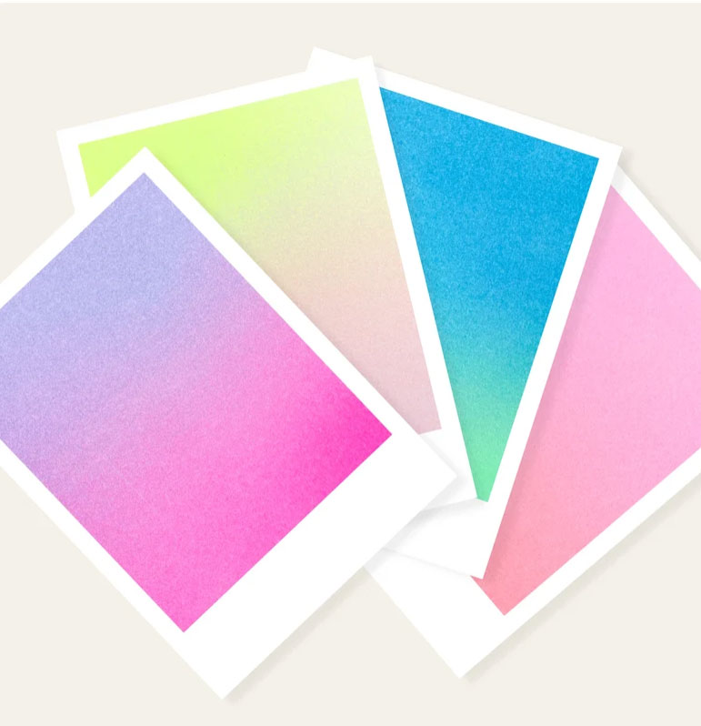 Herr und Frau Rio Postkarte Feeling Pink, Risographie Postkarte