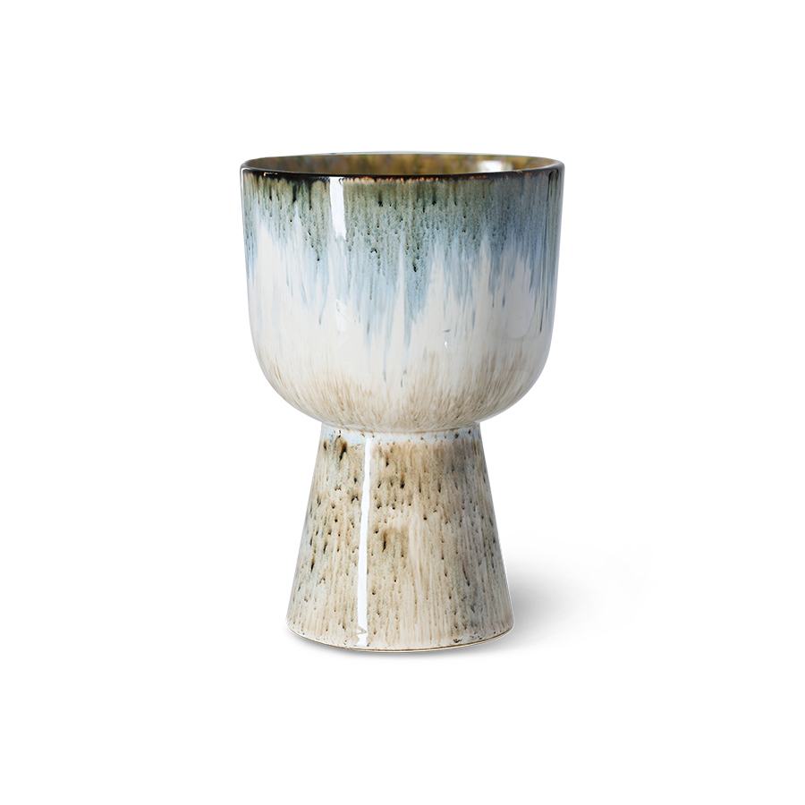HKliving Retro flower pot glacier,  ca. 24 cm