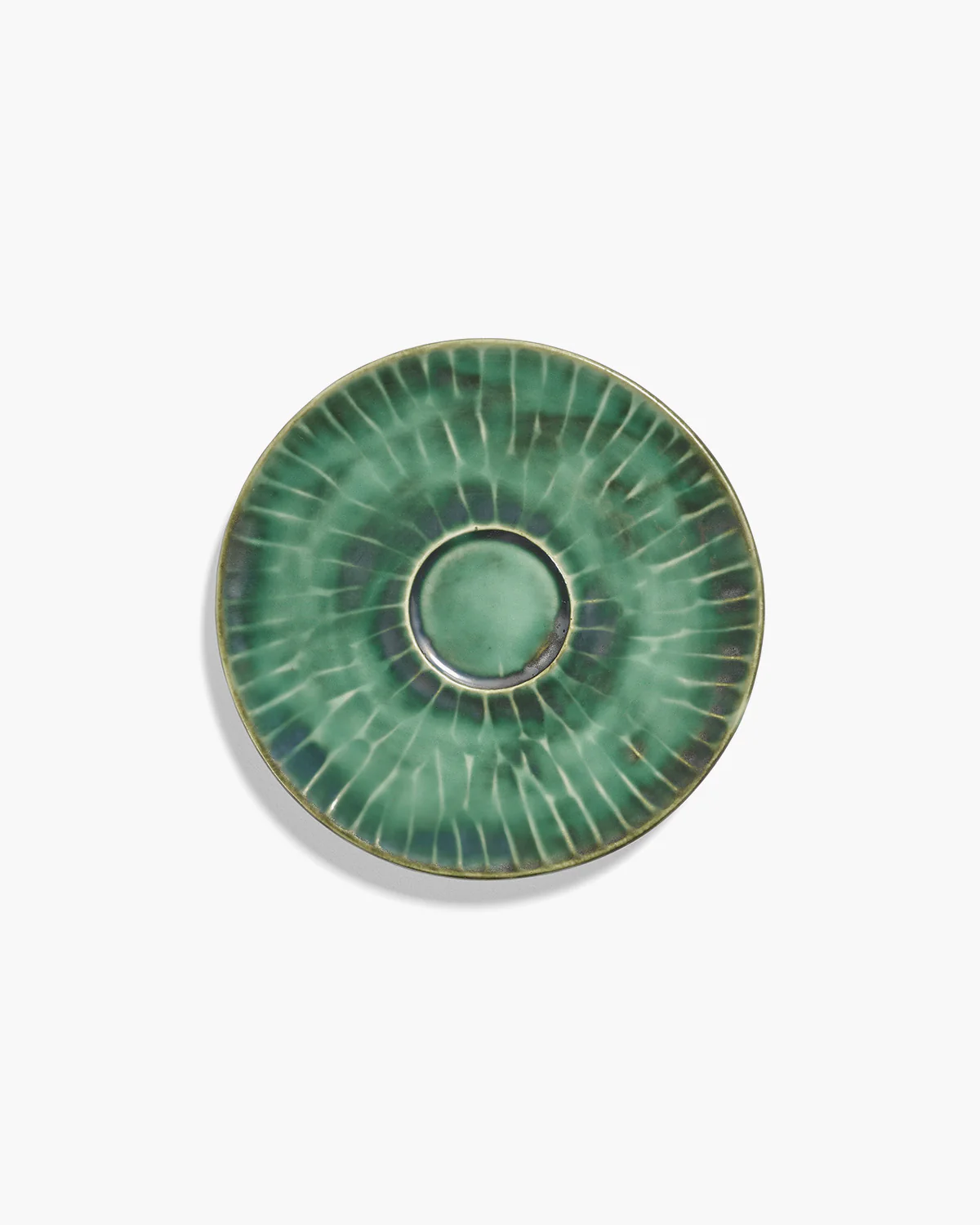  Verde Lanza Untertasse cappuccino grün von Pascale Naessens, D. ca. 14,5 cm   