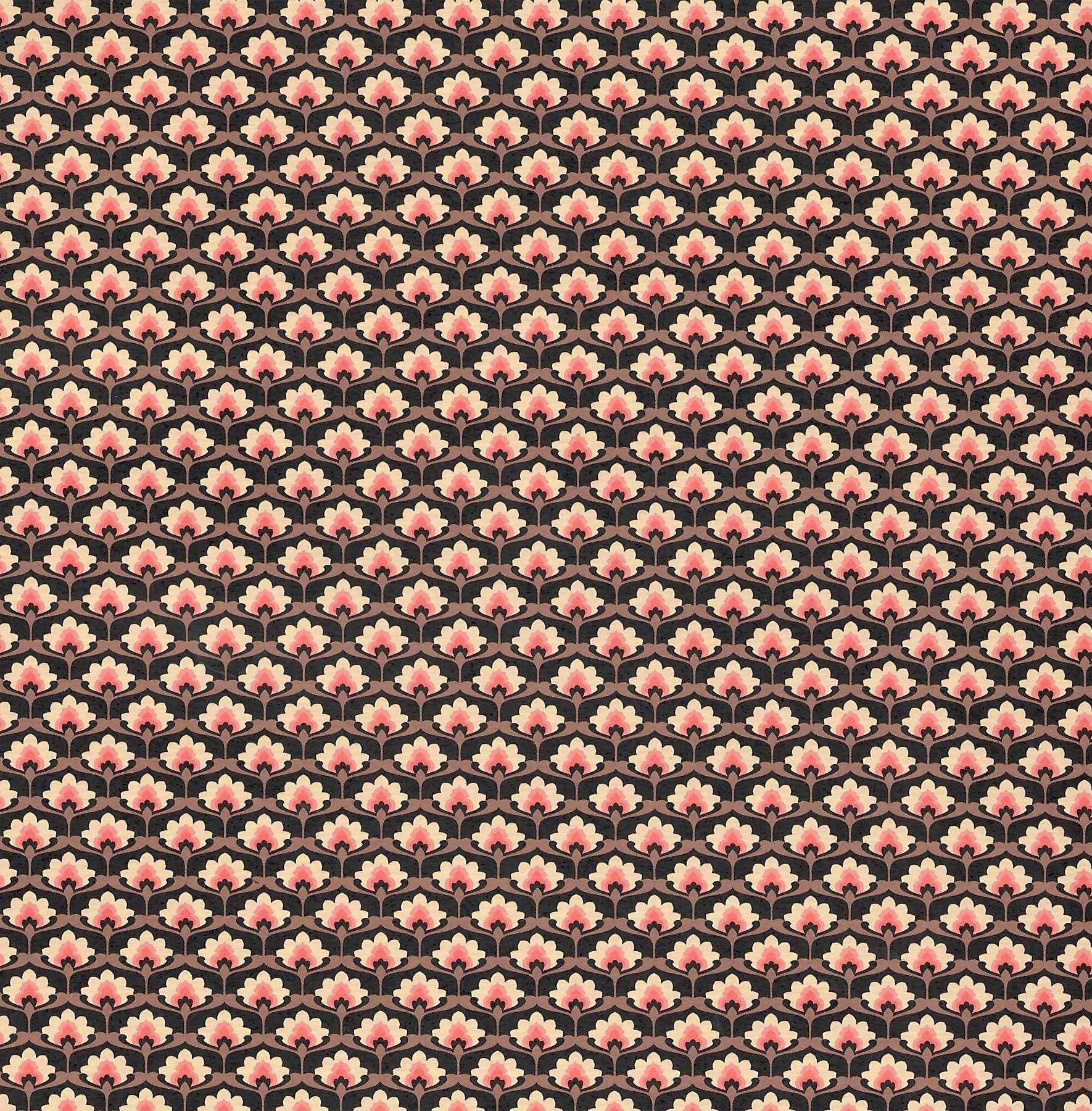 Geschenkpapier Retroblüten, ca. 50 x 70 cm