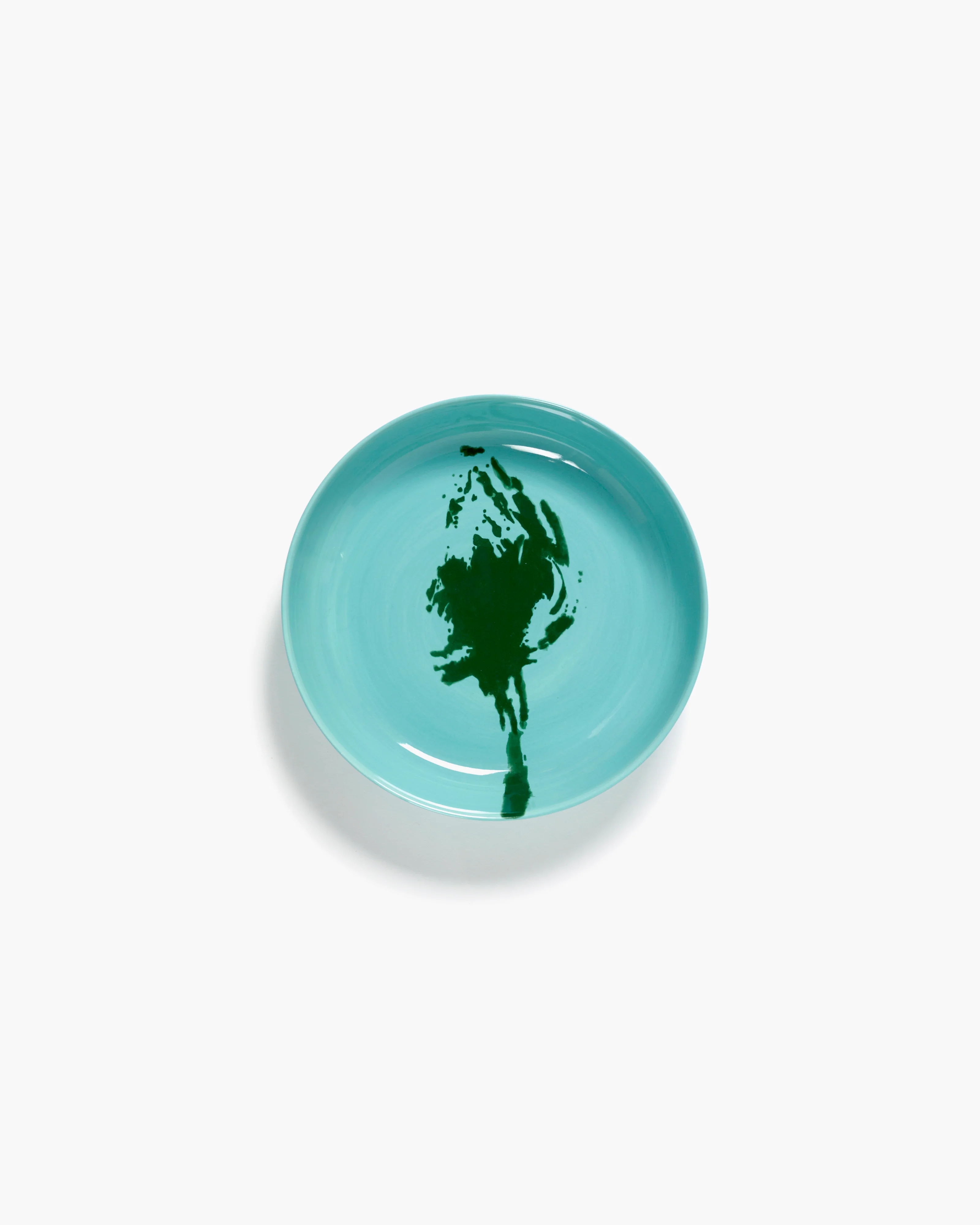 Ottolenghi Tiefer Teller azurblau - grüne Artischocke Feast, D. 22 cm