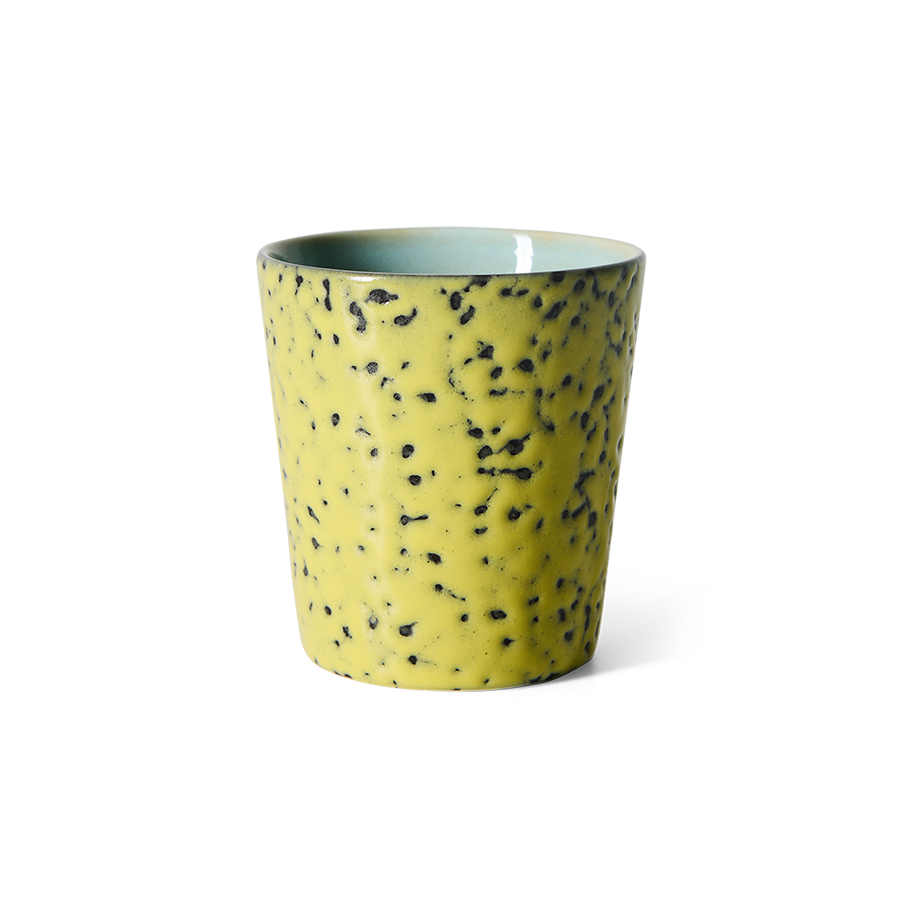 HKliving 70's Kaffee Becher/coffee mug, CORN