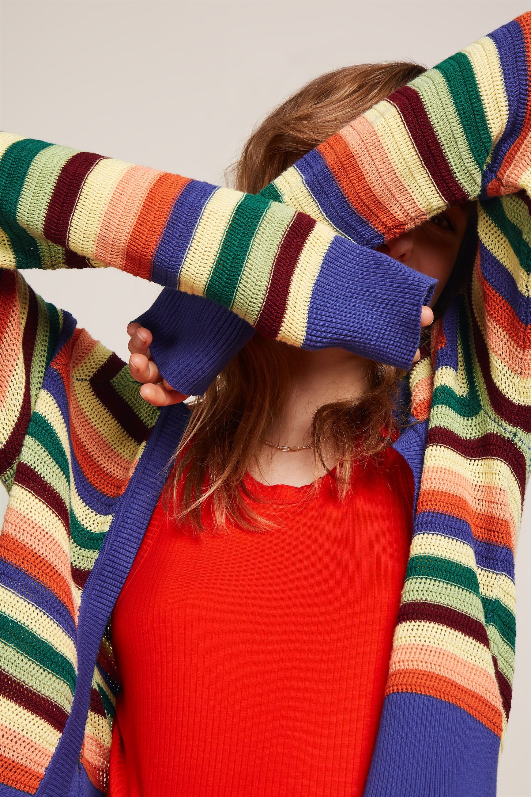 % King Louie Blanca Cardigan Molo, Farbe Bluing - Molo