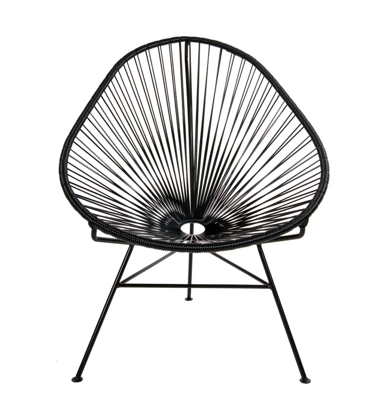 Original Acapulco CLASSIC Chair – Negro / Schwarz