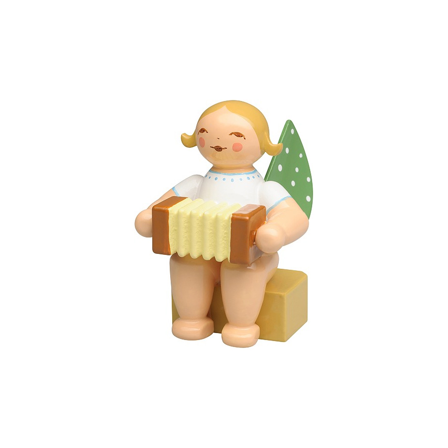 Wendt & Kühn Kalenderfigur 2025, Engel mit Harmonika