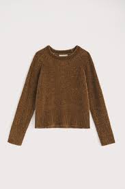% SEASALT CORNWALL Pullover Chenille, Sycamore Crew Neck Jumper