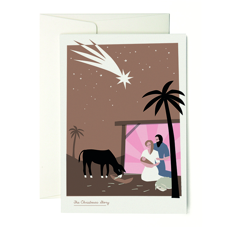 % Weihnachtskarte Grußkarte Holy Night von pleased to meet   , XMAS-