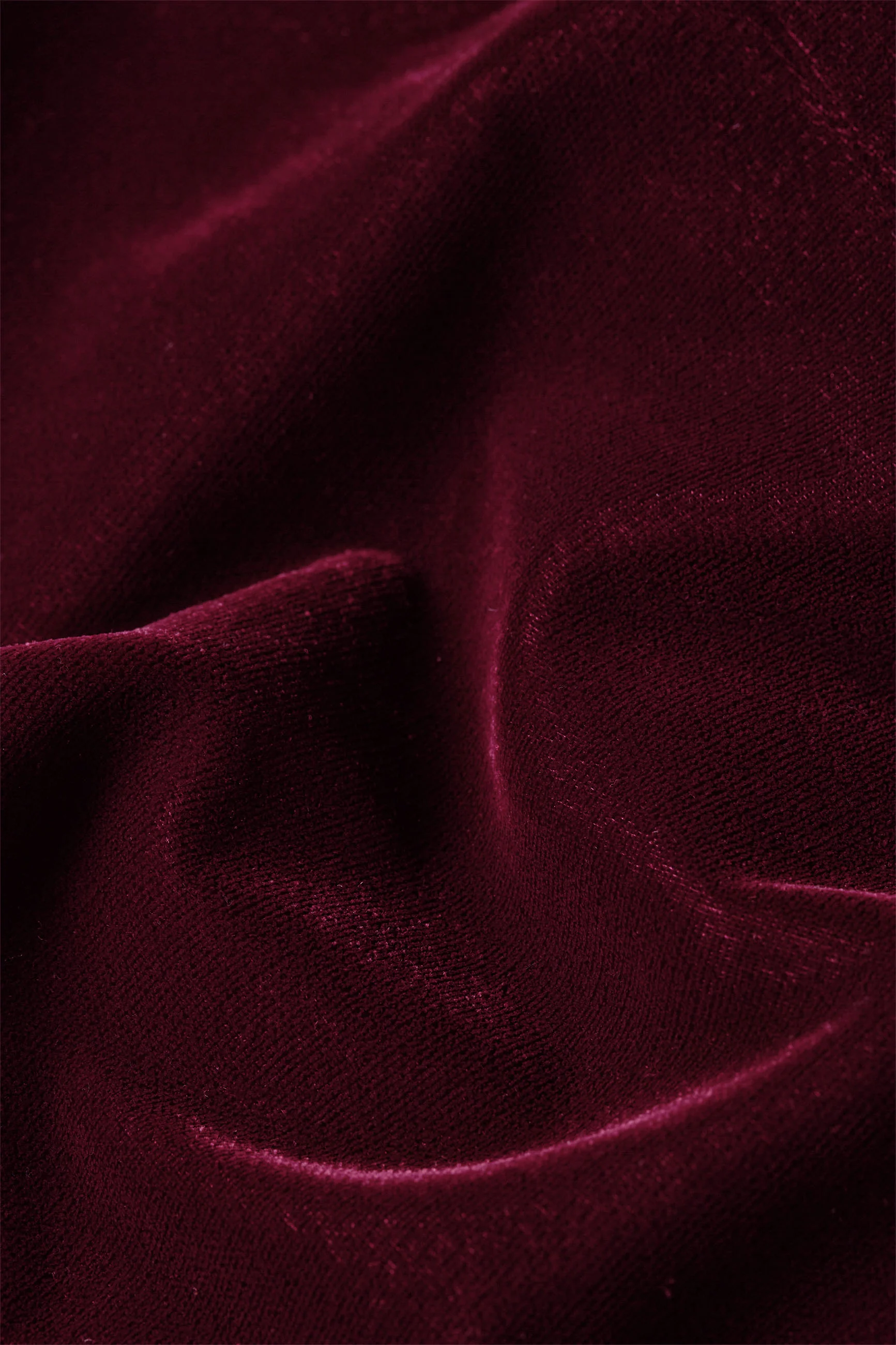 % King Louie Hose Peppa Pants Gamine Velvet, Farbe Bordeaux Red - Gamine Velvet, Samtoptik