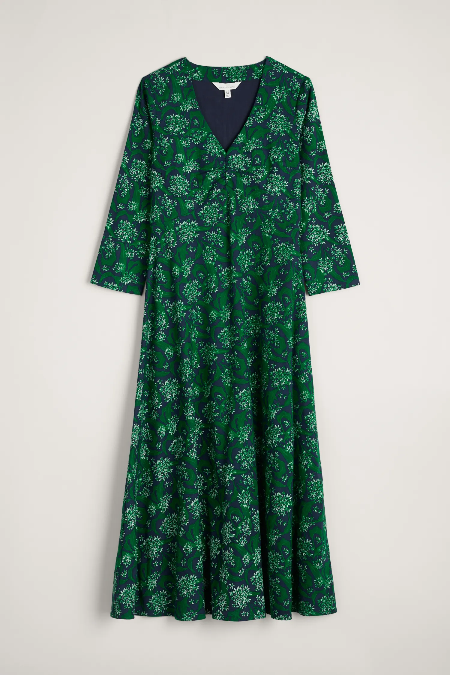 SEASALT CORNWALL Kleid Willow Blossom Dress, Muster: Woodland Garlic Maritime, Bärlauch Kleid