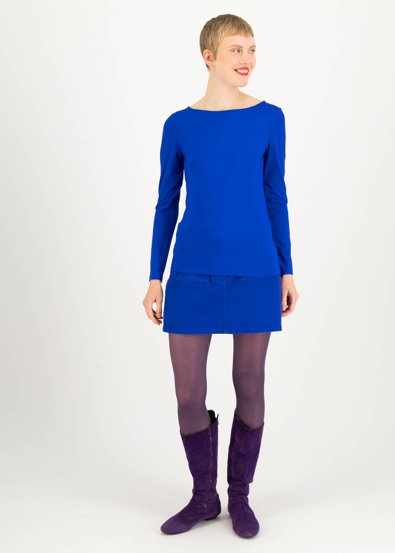 % Blutsgeschwister Longsleeve Sweet Sailorette-, Farbe: modern blue, Größe  XXL / 44, %%