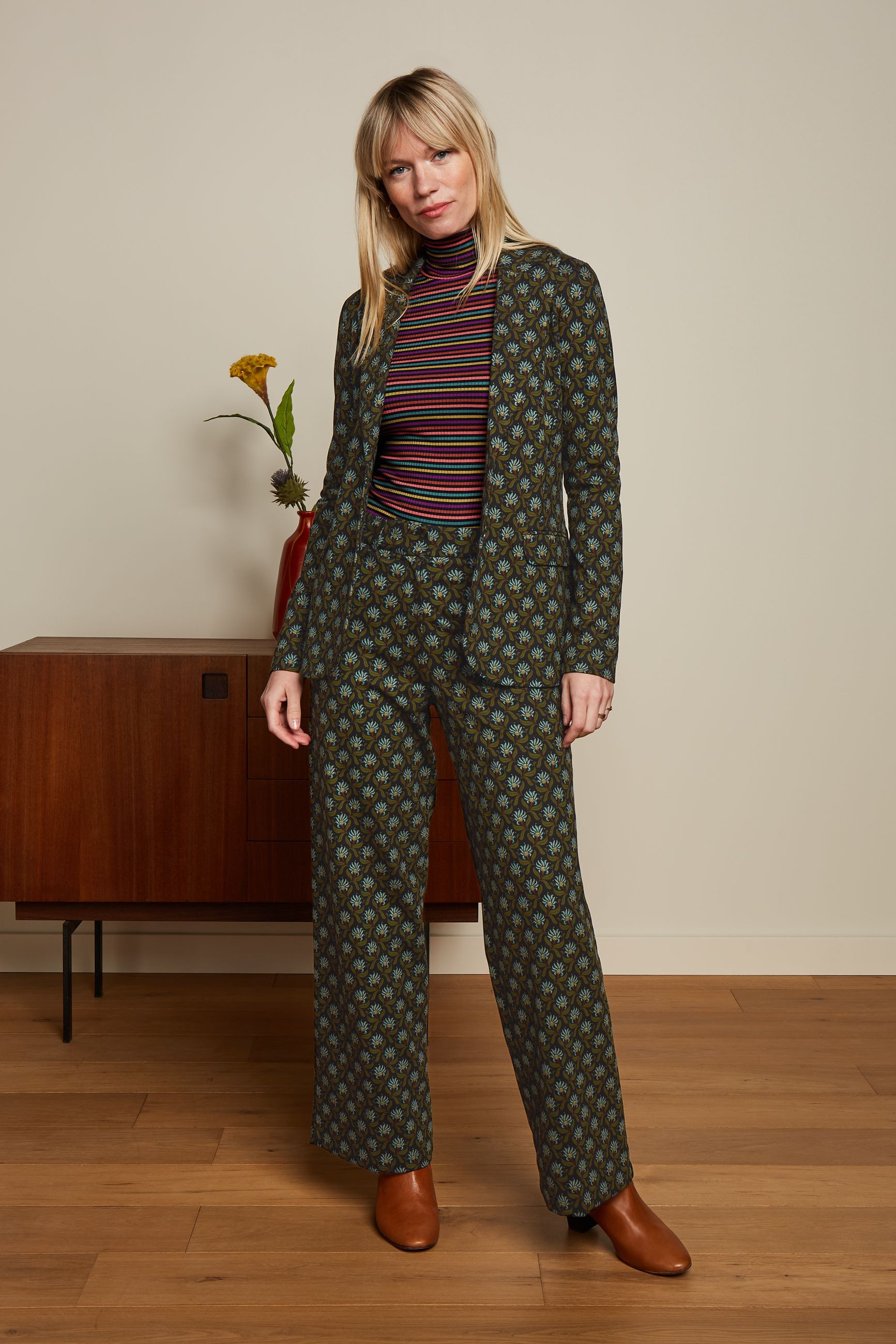 King Louie Federica Pants Miller, Hose, Farbe: Posey Green