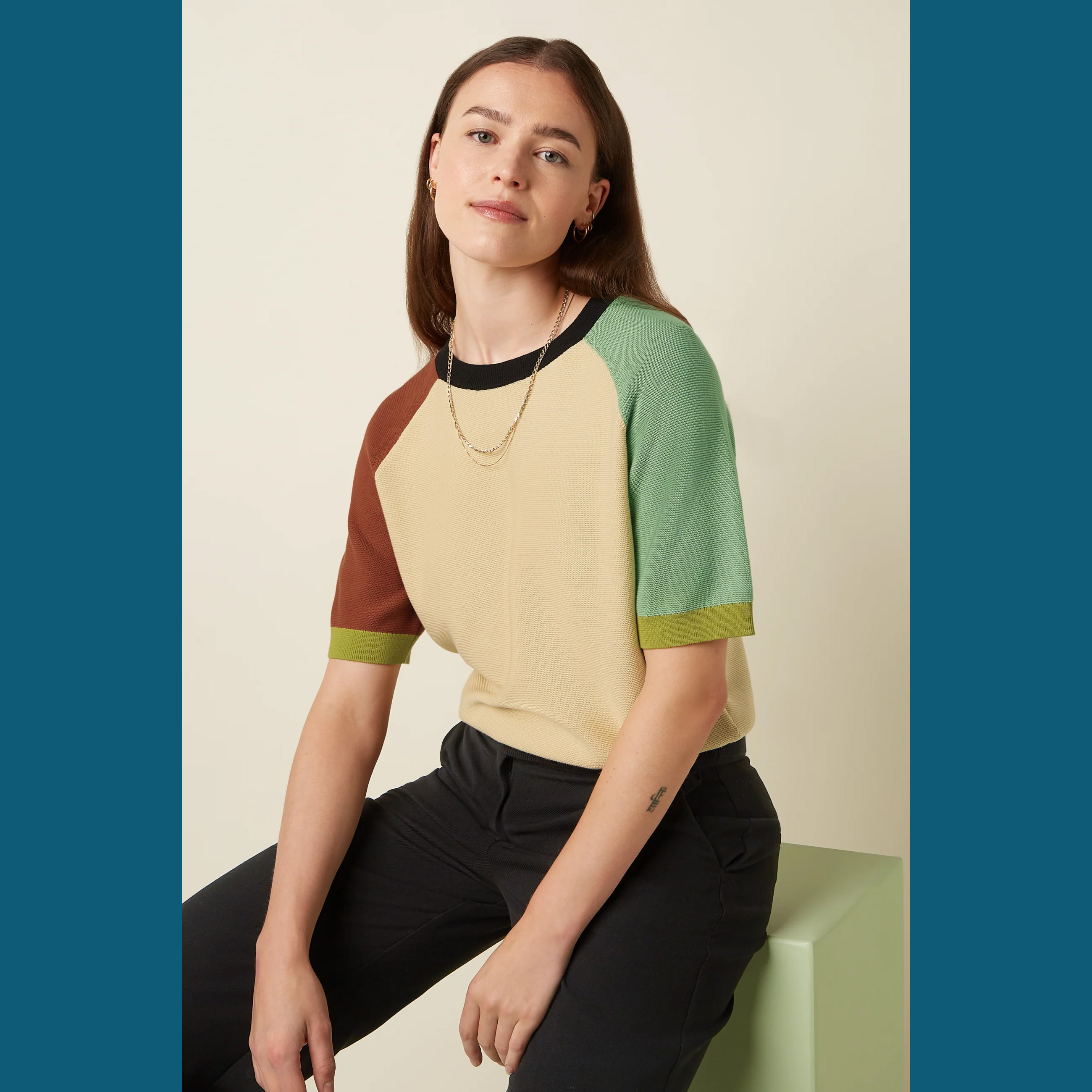 % King Louie Niko Top Lido , Farbe Eden Green